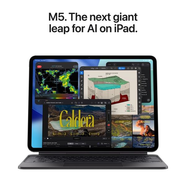 Планшет Apple iPad Pro 13 (M5, 2025) 512 ГБ Wi-Fi Серебристый | Silver