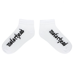 Носки Motorhead белые короткие (046) OVERSIZE