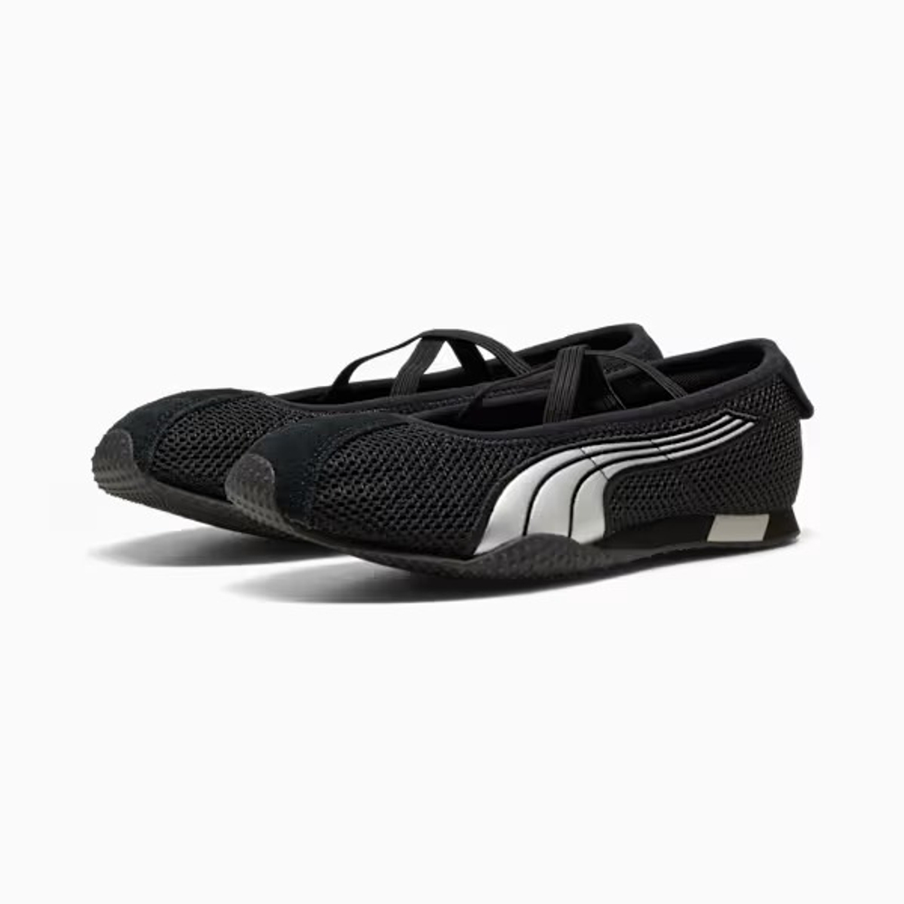 PUMA Женские кроссовки-балетки H-Street, черный