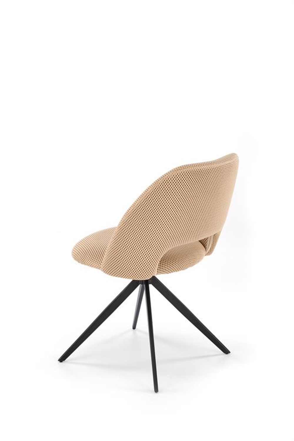 Стул HALMAR K546 бежевый/черный, поворотный