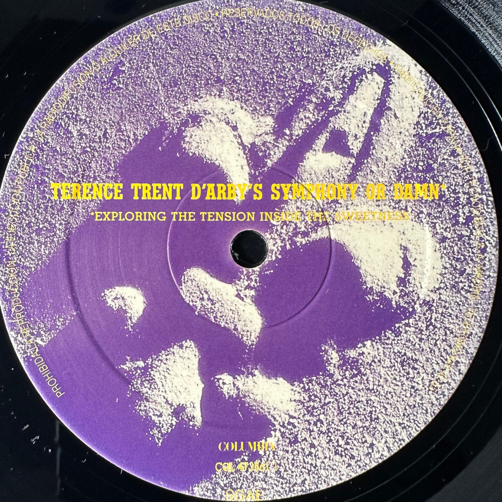 Terence Trent D'Arby ‎– Terence Trent D'Arby's Symphony Or Damn (Испания 1993г.) LP+7"