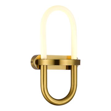 Светильник настенный 10W 3000K SL1579.301.01 золотистый/белый Mofisto ST-Luce