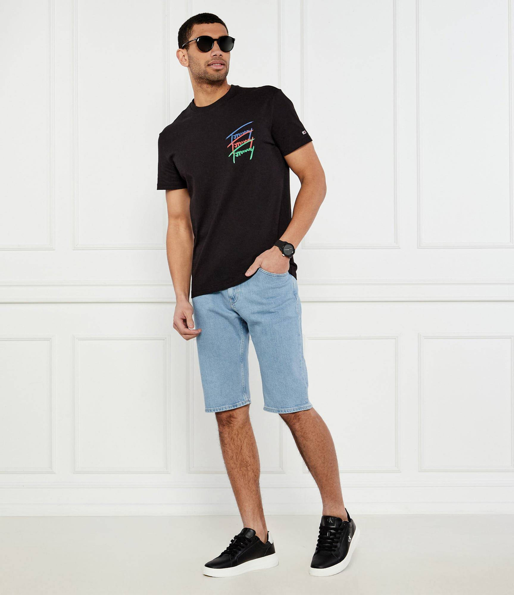 Кожаные кроссовки Calvin Klein Jeans - черный(YM0YM01198)