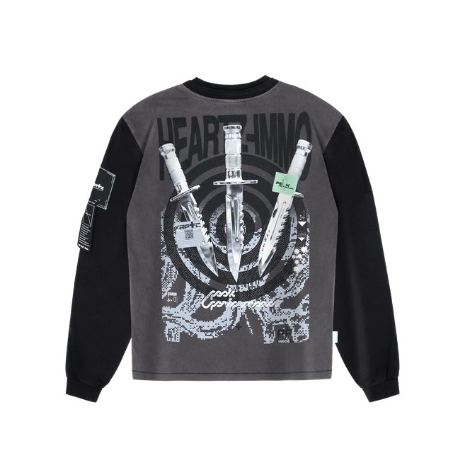 «Knives Out» Faded Longsleeve