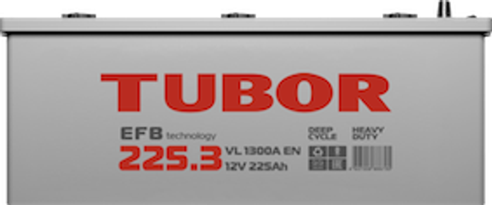 TUBOR EFB 6СТ-225 аккумулятор TUBOR EFB 6СТ-225 аккумулятор