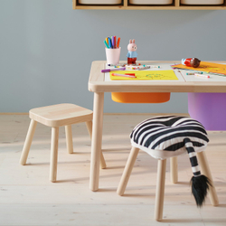 IKEA FLISAT  (ИКЕА ФЛИСАТ)  -  Табурет детский - сосна