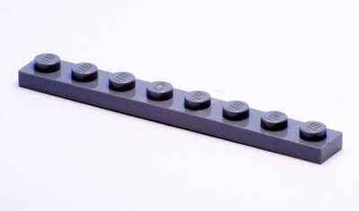 Lego Плитка 1x8 (серый) 4210998