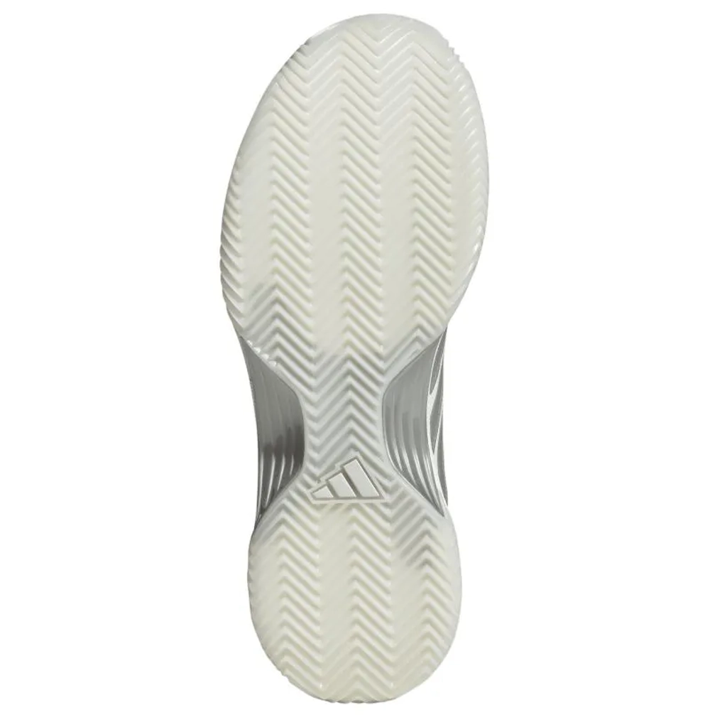 Женские теннисные кроссовки Adidas Avacourt 3 Clay - cloud white/silver metallic/dash grey