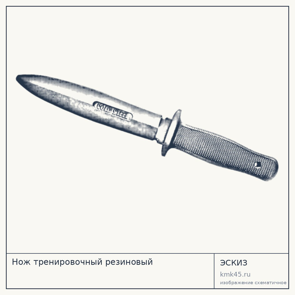 Нож тренировочный резиновый — от 260 ₽