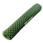 Решетка заборная (сетка садовая) в рулоне, облегченная, 1.5 х 25 м, ячейка 70 х 70 мм, пластиковая, зеленая, 64523