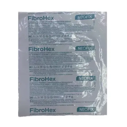Neofix FibroHex повязка раневая стерильная бактерицидная на тканевой основе с хлоргексидином, (10cм*10cм) №1
