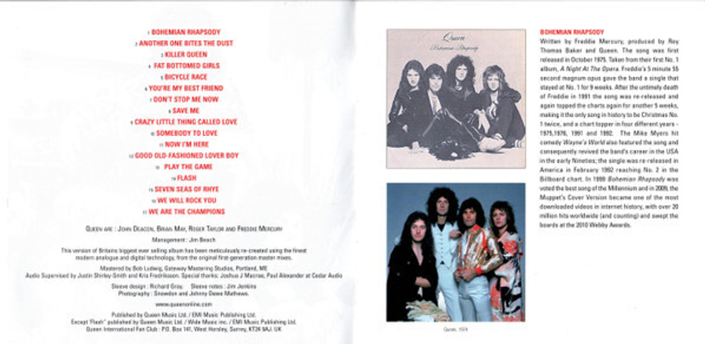 Queen — Greatest Hits (CD)
