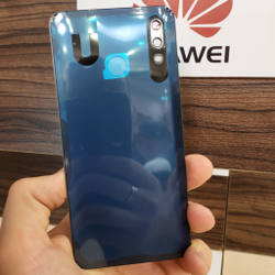 Крышка для Huawei Nova 3 (заднее стекло) "хорошее качество" цвет: голубой