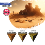 Набор акриловых красок AK Interactive - Desert - QUICK GEN Set