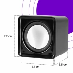 Акустика 2.0 DEFENDER SPK-22 2*2Вт, питание от USB черная