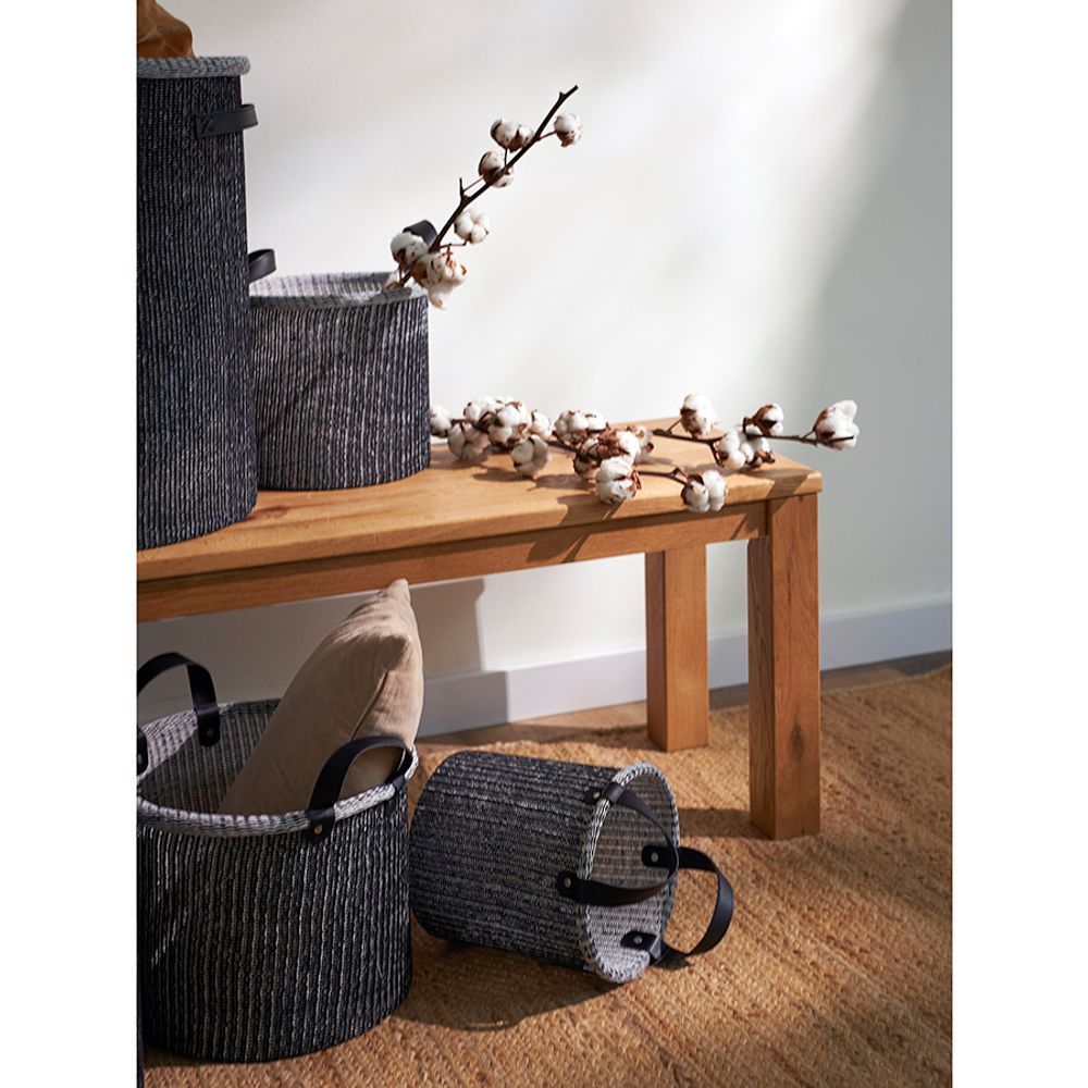 Корзина для хранения Sustainable collection, Ø27х25 см, черная