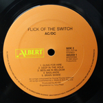 AC/DC / Flick Of The Switch (LP)