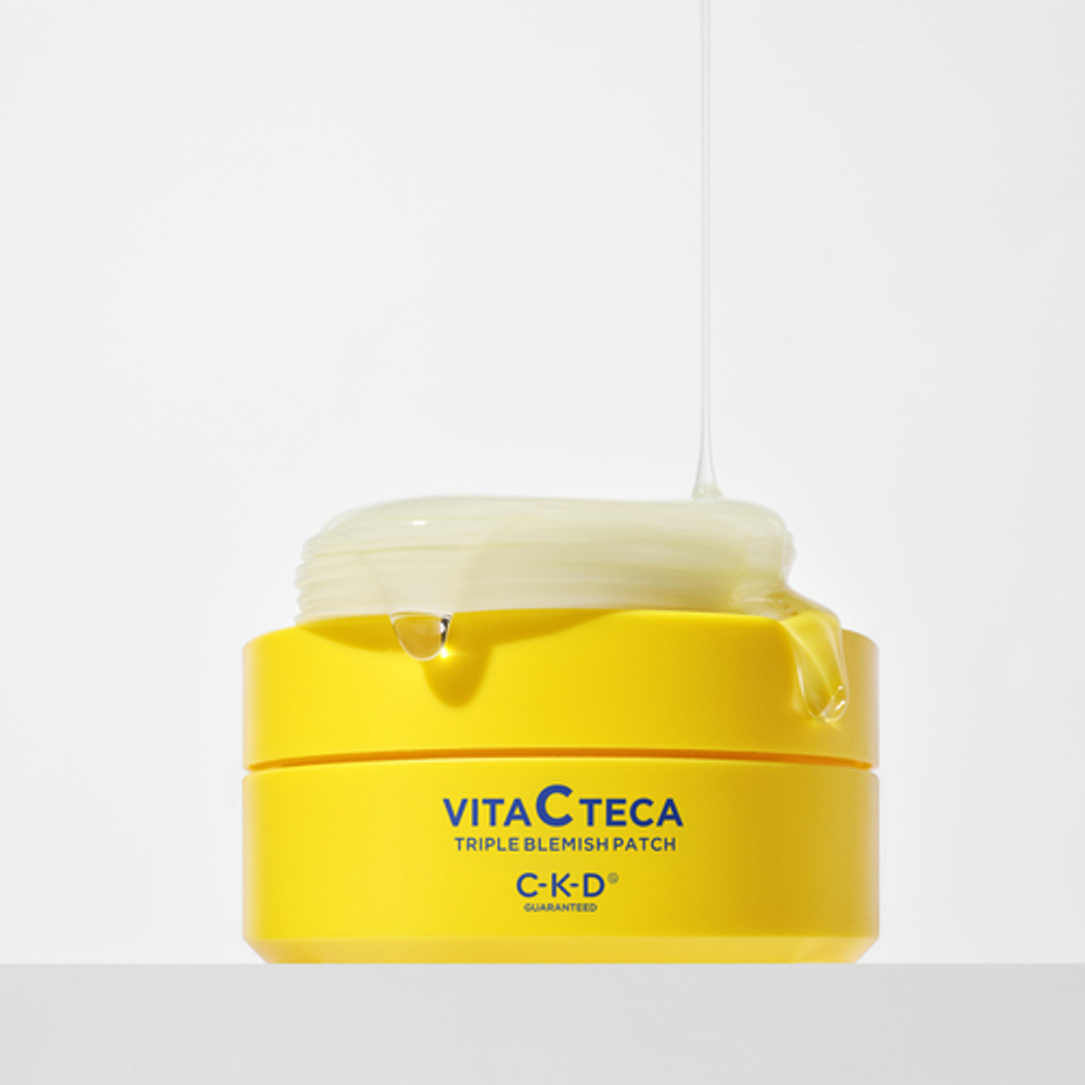 Осветляющие и омолаживающие патчи для глаз с витамином С CKD Vita C Teca Triple Blemish Patch