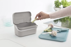 Brabantia Контейнер для мусора Sort & Go 1,8л, серый 230080