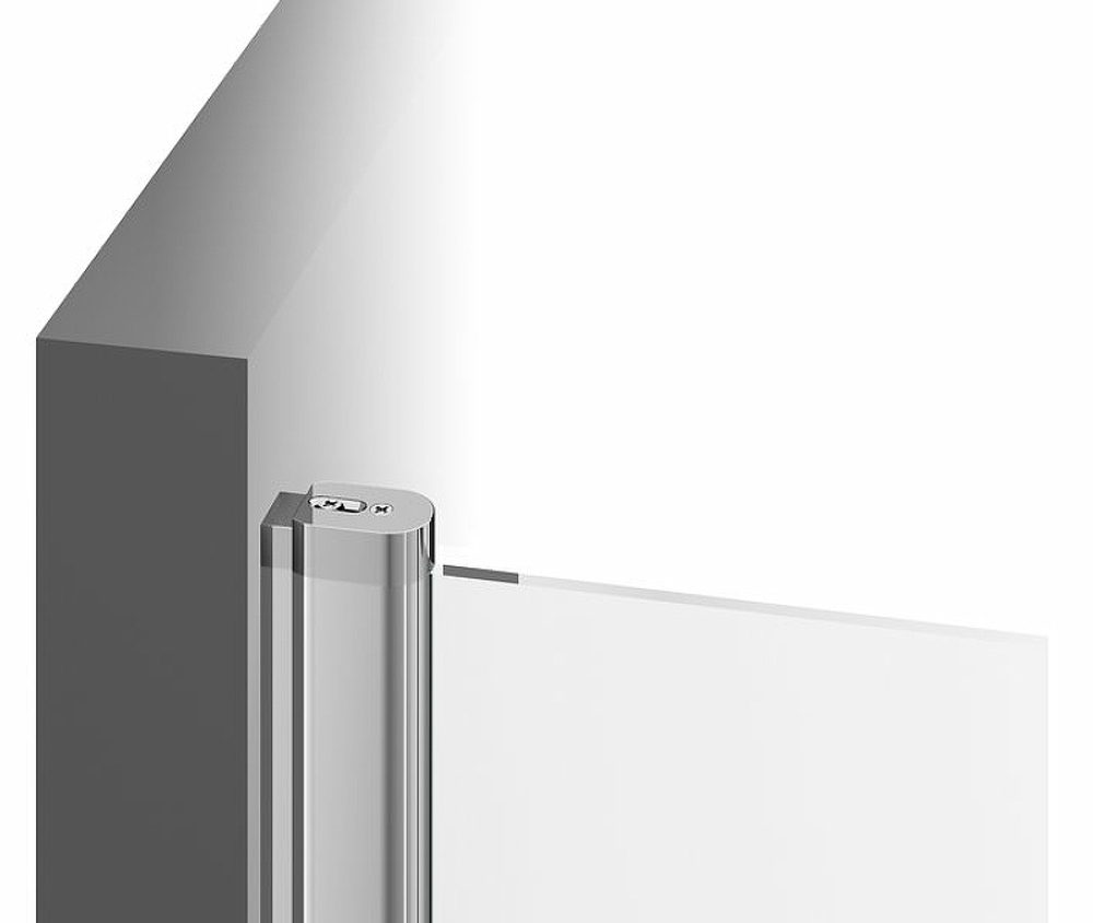 Душевая дверь Ravak Chrome CRV2-90 1QV70U00Z1 профиль Сатин стекло Transparent