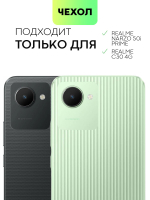 Чехол BROSCORP для realme Narzo 50i Prime;realme C30 оптом (арт. RM-N50iPRIME-COLOURFUL-BLUE)