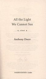 All the Light We Cannot See