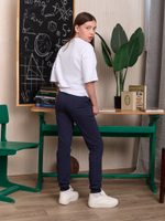 Брюки трикотажные SCHOOL синий