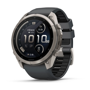 Умные часы Garmin Fenix 9 PRO INREACH, 51 мм, AMOLED, Sapphire Titanium with Graphite/Black Silicone Band