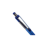 Ручка шариковая автоматическая с грипом BRAUBERG "Harmony Tone", СИНЯЯ, хромированные детали, узел 0,7 мм, линия письма 0,35 мм, 143257