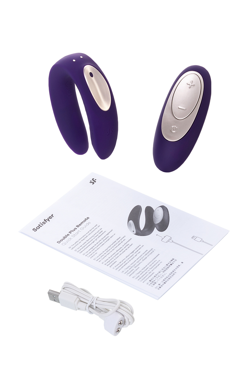 Многофункциональный стимулятор для пар Satisfyer Partner Toy Plus Remote фиолетовый