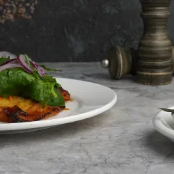 Тарелка d 23 см h1,8 см белая фарфор Classic P.L. Proff Cuisine [6]