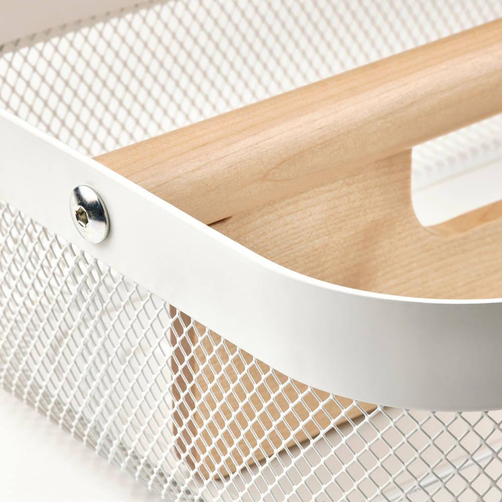 IKEA RISATORP  (ИКЕА РИСАТОРП)  -  Корзина с разделителями - белый 33х24х11 см