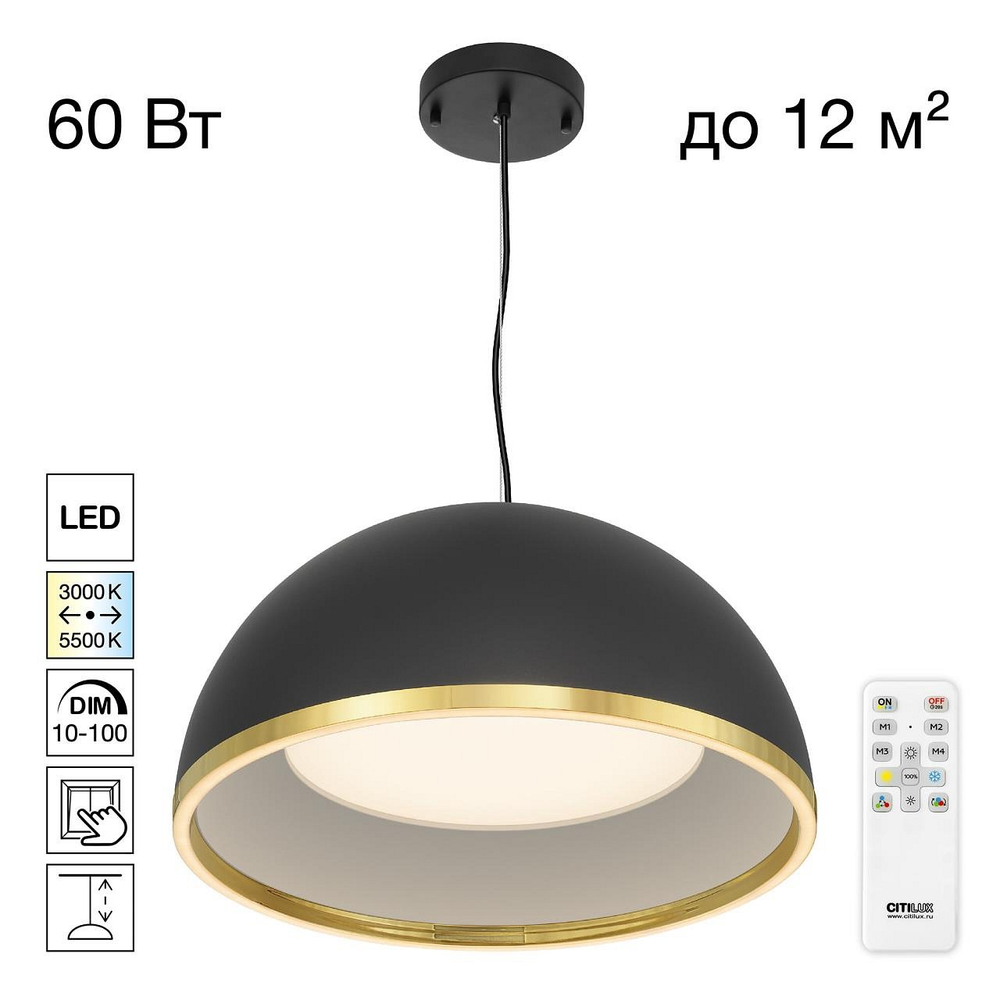 Подвесной светильник Citilux FLOOM CL736251