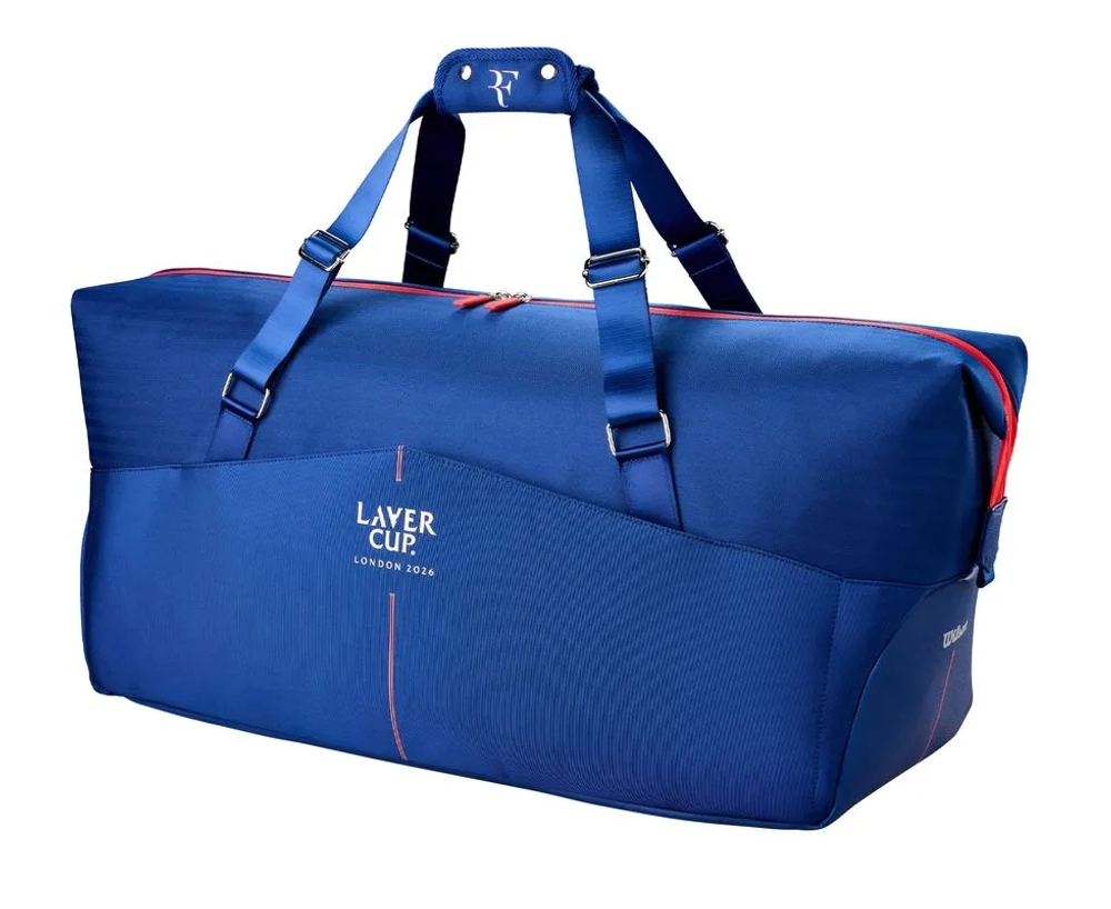 Сумка теннисная Wilson RF Laver Cup 2026 Practice Duffel - blue