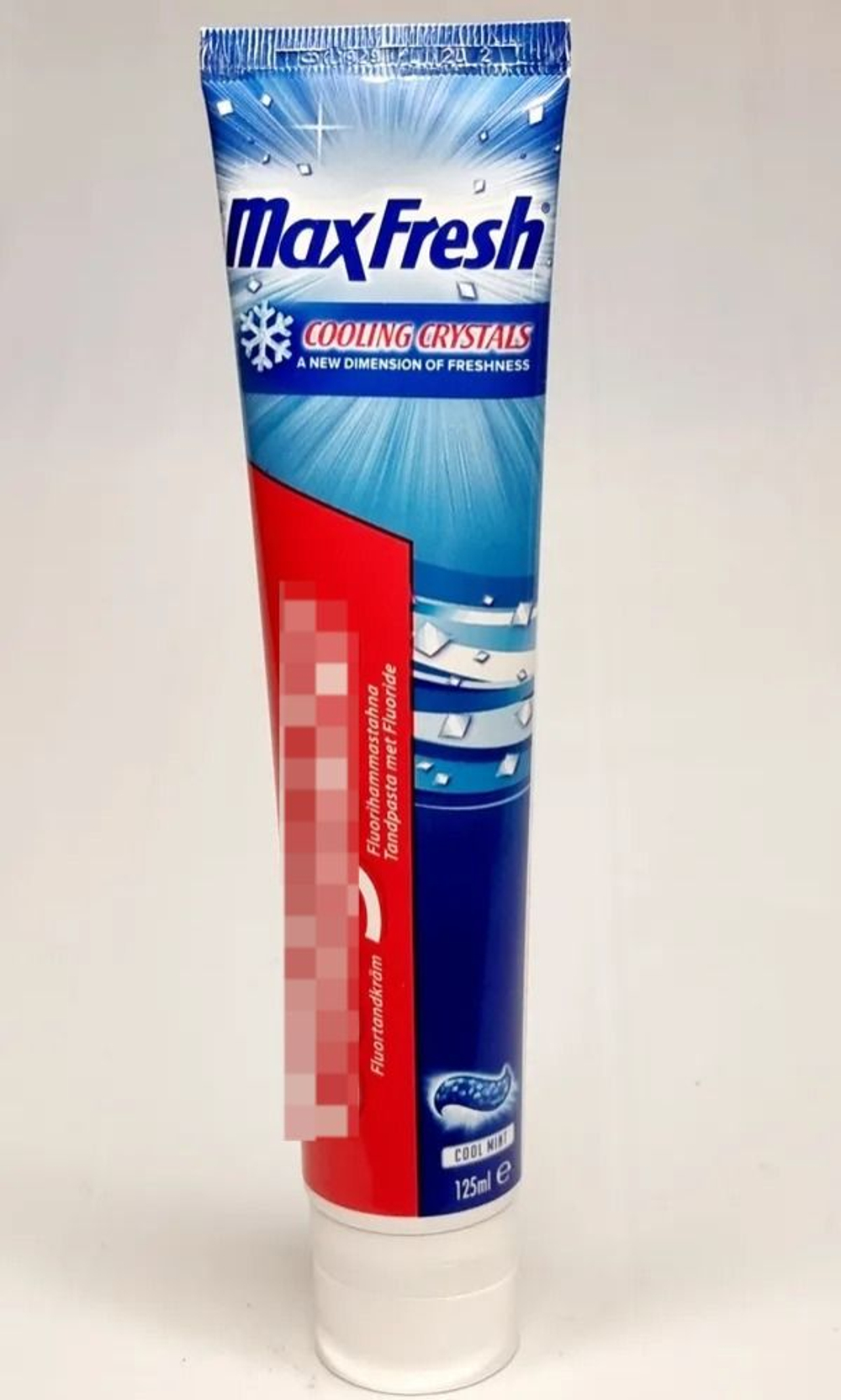 Зубная паста Max Fresh Cooling Crystals cool mint 125 мл (Из Финляндии)