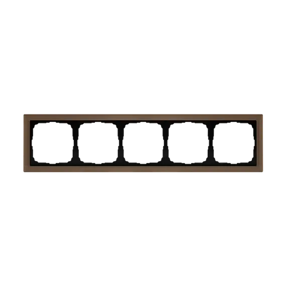 Рамка стеклянная на 5 постов Systeme Electric ArtGallery Pure Шампань GAL320505