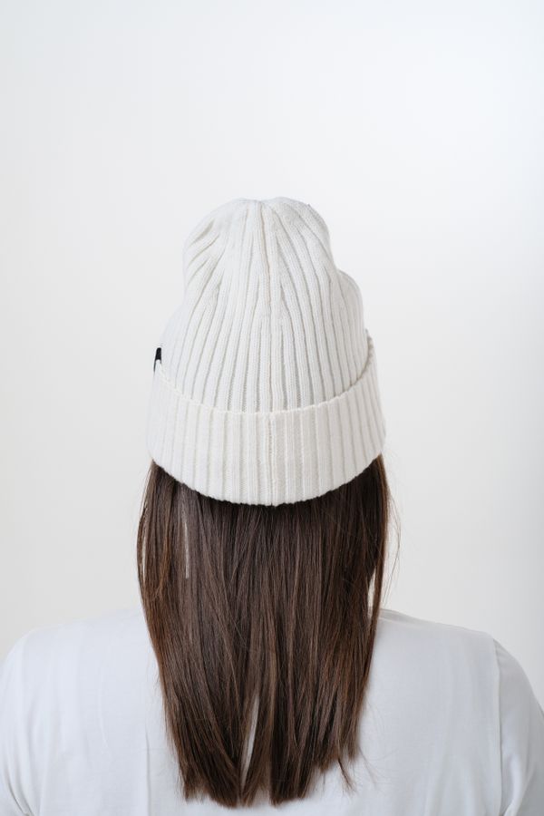 Шапка Ordinary Beanie Белая - фото 4