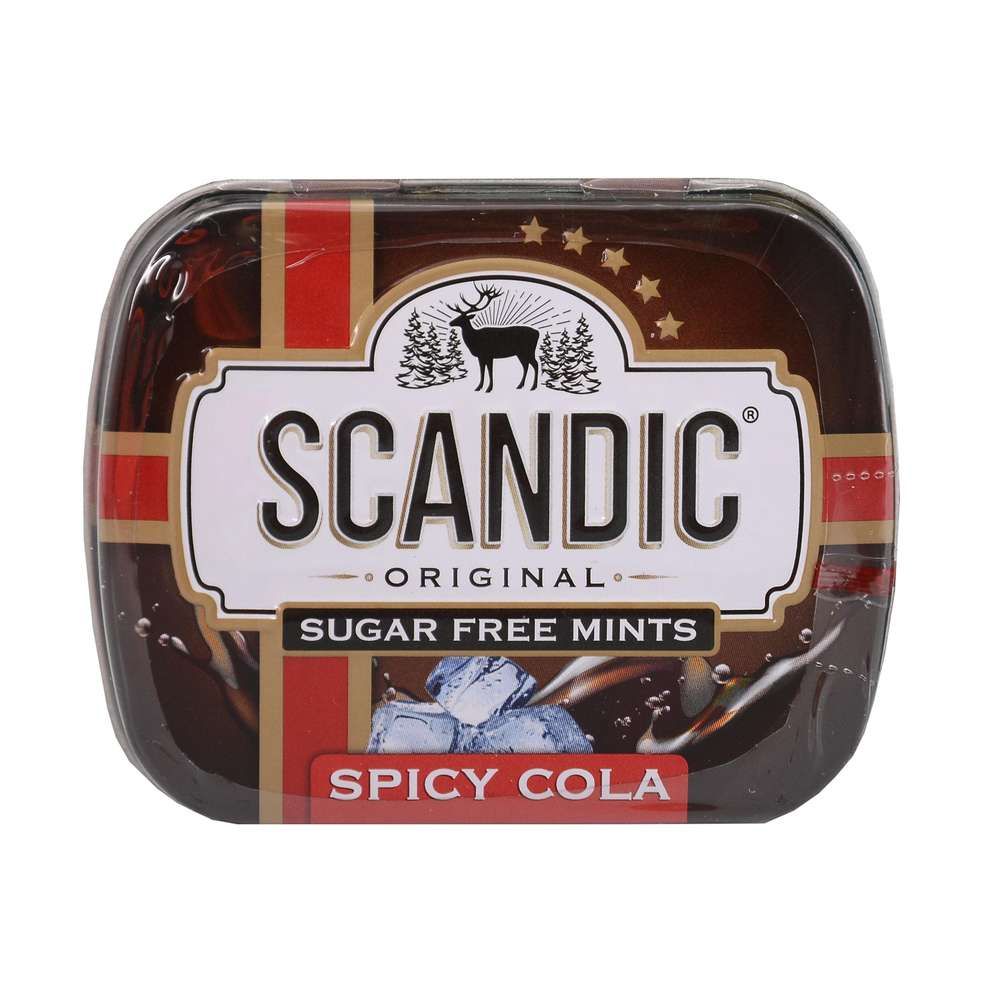 Конфеты SCANDIC без сахара со вкусом Кола 18шт