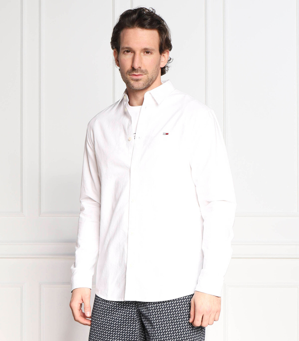 рубашка classic Tommy Jeans - белый(DM0DM15408)