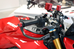 PL150K CNC RACING BRAKE LEVER GUARD GLOSSY CARBON