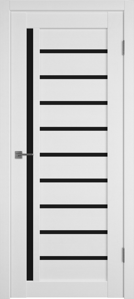 Дверь Atum 11 / Snow / Black Gloss / Владимирские двери Дверь Atum 11 / Snow / Black Gloss / Владимирские двери