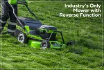Cамоходная аккумуляторная газонокосилка Greenworks 82LM30S , 82v, 76 см, (2519207U3G), с 3хАКБ 8Ач и ЗУ для 2-х аккумуляторов