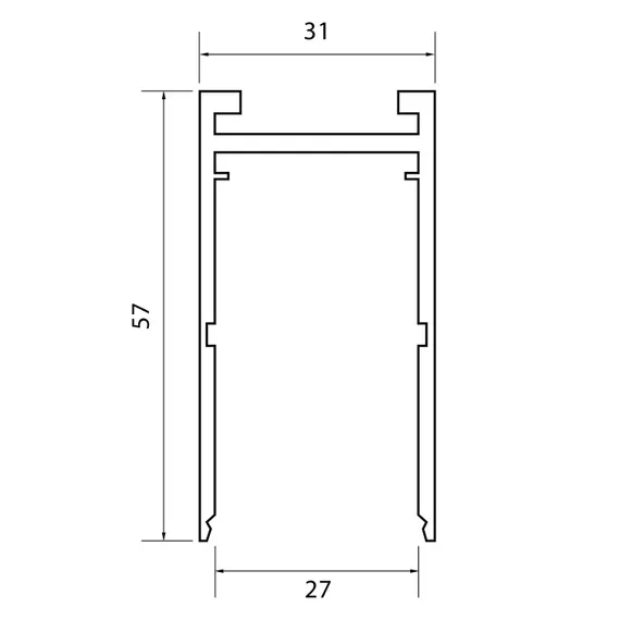 Шинопровод Skyline 220 ST015.539.00H ST Luce