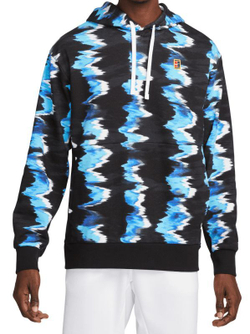Мужская теннисная кофта Nike Court Fleece Tennis Hoodie - baltic blue