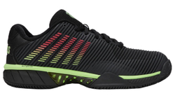 Мужские теннисные кроссовки K-Swiss Hypercourt Express 2 Clay - black/soft neon green/neon lava
