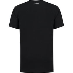 Мужская теннисная футболка K-Swiss Tac Hypercourt Logo Tee 2 - black/spicy orange