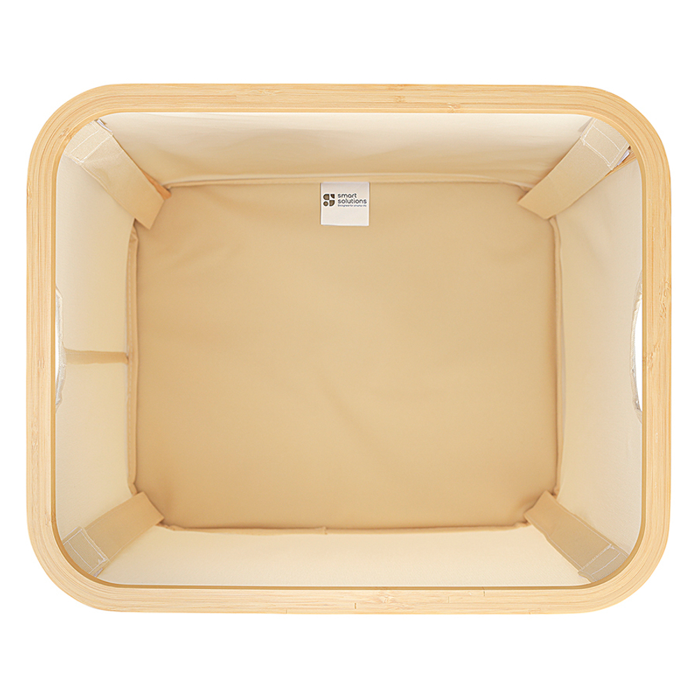 Корзина для белья 40x33x43см Smart Solutions Neat Mid молочная