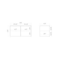 Тумба подвесная ML070