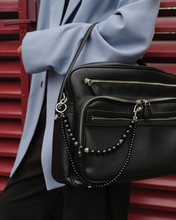 Подвес из чёрного агата