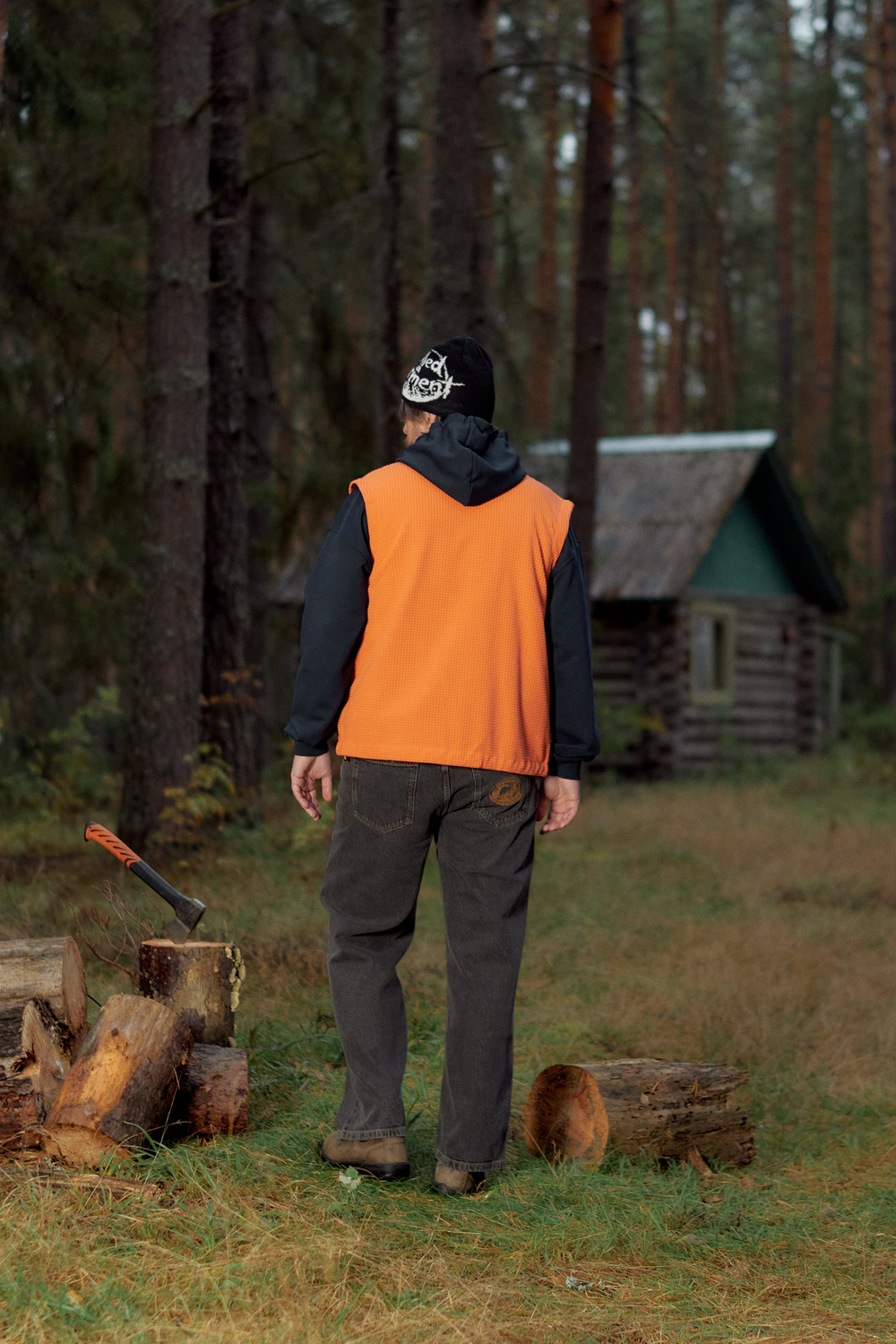 Жилетка Called a Garment Grid-Tex Vest "Pumpkin"